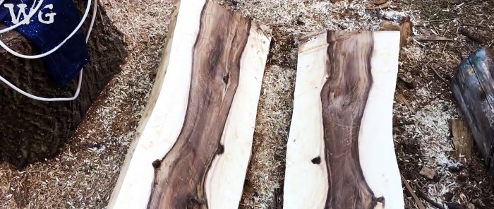 Cara membuat peranti asas untuk memotong kayu balak ke dalam papan dengan gergaji
