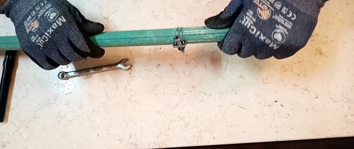 Hvordan lage en enkel skruklemme fra ledning