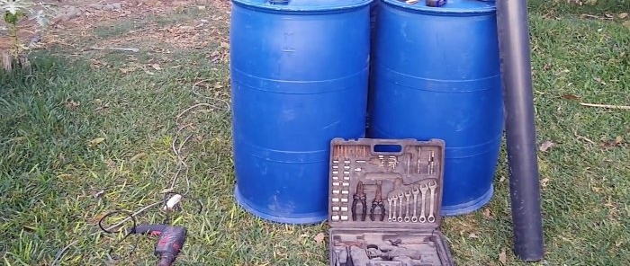 How to make a simple biogas plant to produce free gas from waste