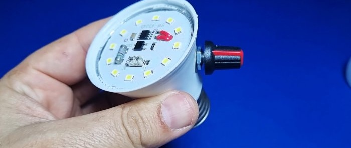 Paano gumawa ng LED lamp na may adjustable na antas ng liwanag