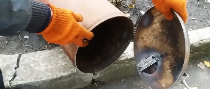 Bir gaz silindirinden yüksek verimli bir soba nasıl yapılır