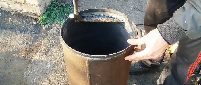 Cómo hacer una estufa altamente eficiente con un cilindro de gas.