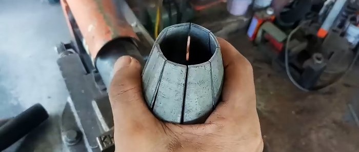 Kā metināt divas dažāda diametra metāla caurules