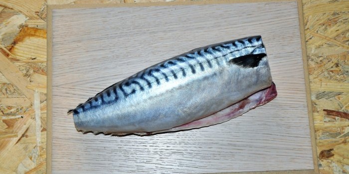 Smoked mackerel in a bottle