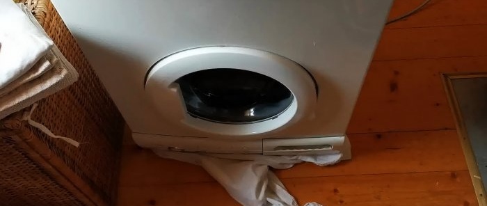 Etter flere år begynte vaskemaskinen å hoppe og vibrere under sentrifugeringen Hvordan fikse
