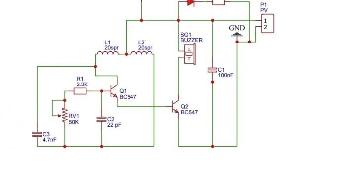 Hvordan lage en enkel metalldetektor ved hjelp av 2 transistorer