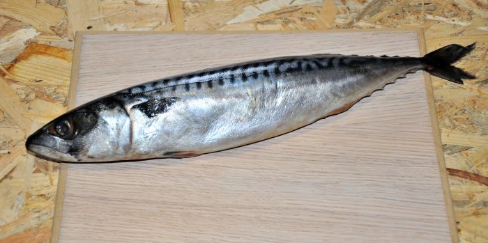 Mackerel in soy marinade in the oven