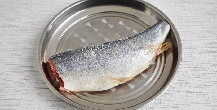 Peix vermell salat en sec