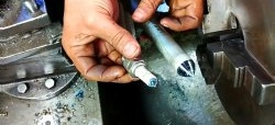 How to plug a pipe and make a cone at the end without welding