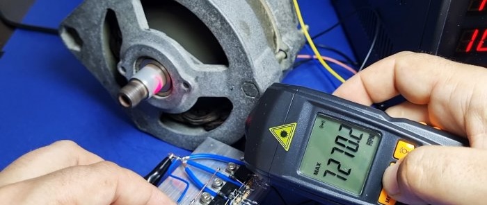 How to make a powerful brushless motor from a car generator