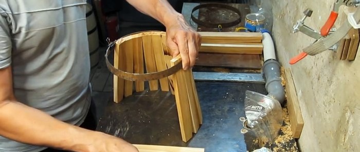 Eski bir kütükten varil nasıl yapılır