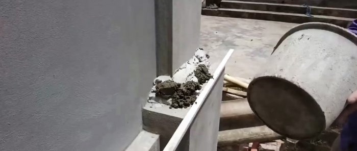 Paano maganda gumawa ng mga transition sa mga haligi ng plaster o pilasters