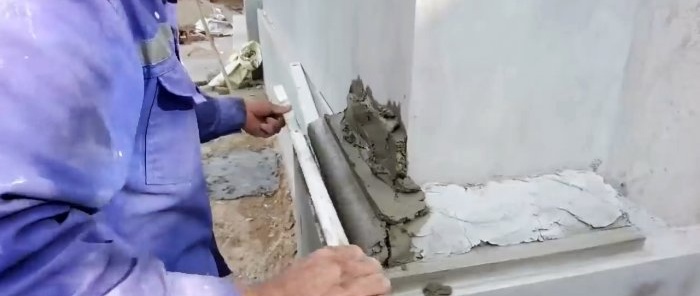How to beautifully make transitions on plaster columns or pilasters