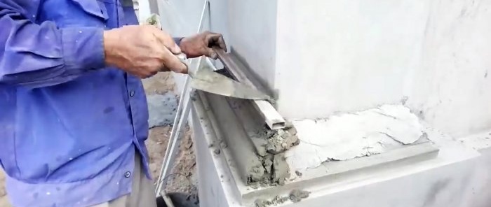 Paano maganda gumawa ng mga transition sa mga haligi ng plaster o pilasters