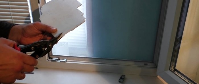 How to adjust a window to accurately remove the blowing