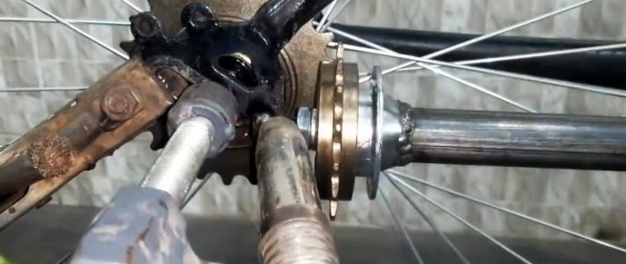 Como converter uma bicicleta de transmissão por corrente para transmissão por cardan