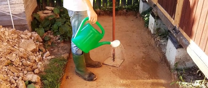 Cum să faci o cale de grădină ideală fără trepte și goluri din plăci de pavaj de 500x500 mm