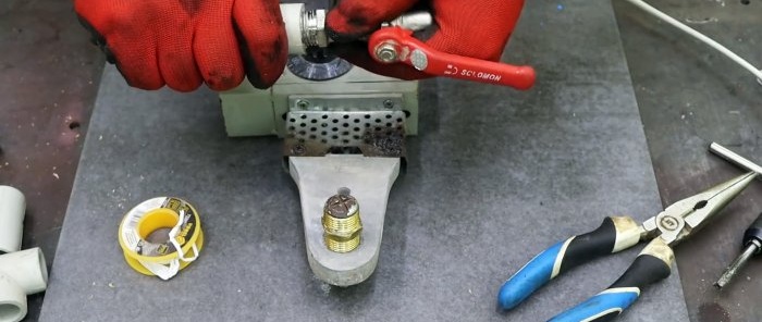 Cách làm vòi cắt ren cho ống PP Tự làm nguồn cấp nước tháo rời