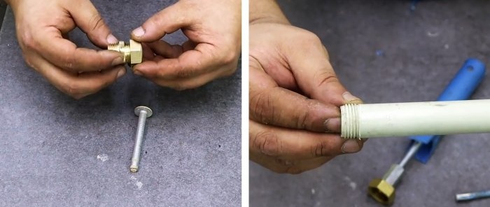 Cómo hacer una boquilla para cortar roscas para tuberías de PP Suministro de agua desmontable con sus propias manos