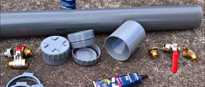 How to make a solar shower from PVC pipe