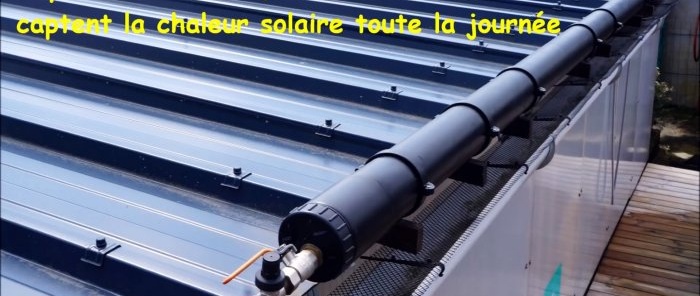 Comment fabriquer une douche solaire avec un tuyau en PVC