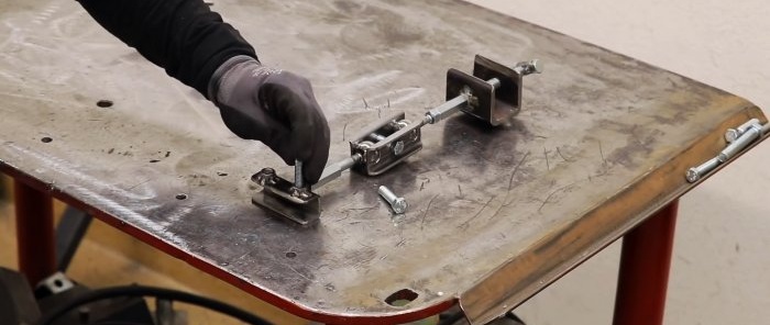 Hur man gör en tredje arm för installation och svetsarbete av skrotmaterial