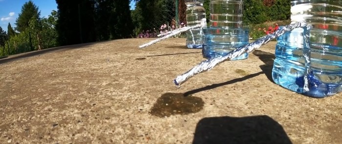 Csepegtető öntözőrendszer PET palackokból - vizet takarít meg és növeli a hozamot