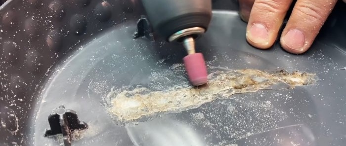 Maaasahang DIY repair ng mga plastic crack