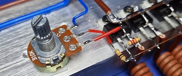 Simple and powerful regulator 55V 20A without PWM