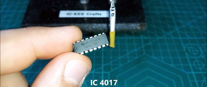 Elementary hidden wiring detector on a microcircuit