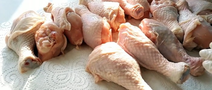 Cara menyimpan ayam tanpa peti sejuk selama setahun Rebus tanpa autoklaf