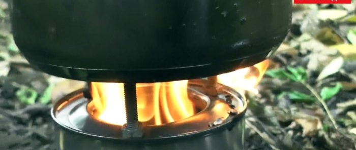 How to make a smokeless pyrolysis woodchip stove with high efficiency from tin cans