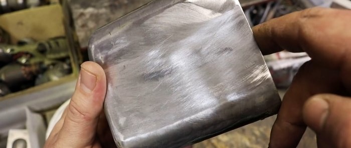 Hur man tillförlitligt löder en aluminiumdel med vanligt tenn utan speciella svetselektroder och även utan flussmedel