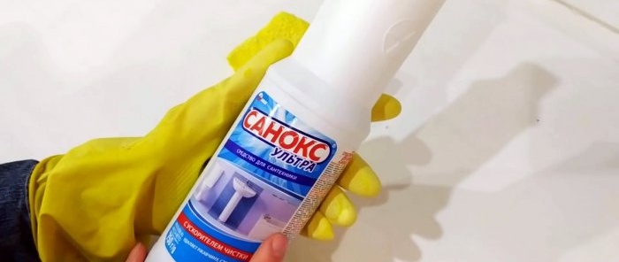 Como lavar o peitoril de uma janela de plástico contra manchas de cola amarela e outros contaminantes