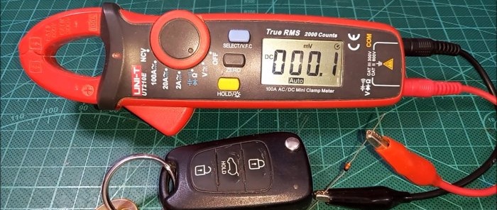 How to test any radio remote control using a regular multimeter