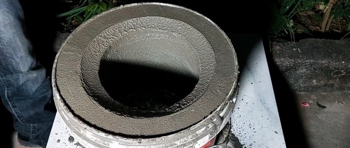 How to make a smokeless stove using cement and a couple of plastic buckets