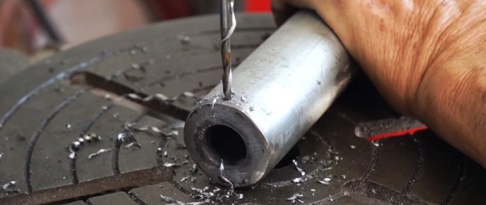 How to make a jack from a motorbike chain grinder gearbox and sprockets