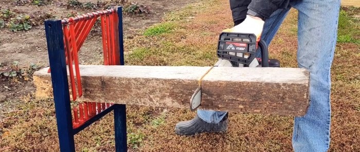 Farklı boyutlardaki tahtaların ve kütüklerin uygun şekilde kesilmesi için güvenilir bir stand nasıl yapılır