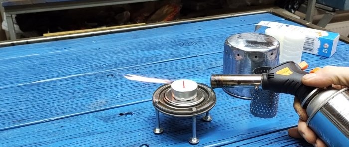 Πώς να φτιάξετε ένα θερμαντήρα χεριών ή σκηνής από χρησιμοποιημένο φίλτρο λαδιού