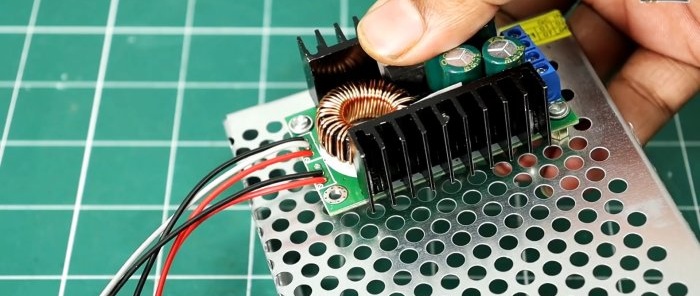 How to make a universal power supply from ready-made modules and a homemade case