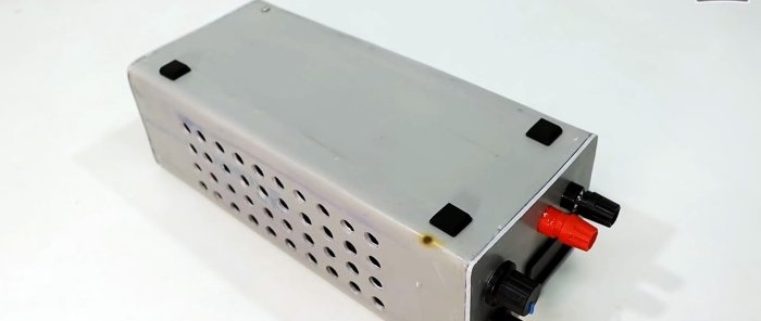 How to make a universal power supply from ready-made modules and a homemade case