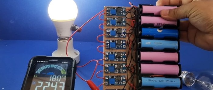 Paano ikonekta ang mga low-voltage converter sa serye at makakuha ng 220 V