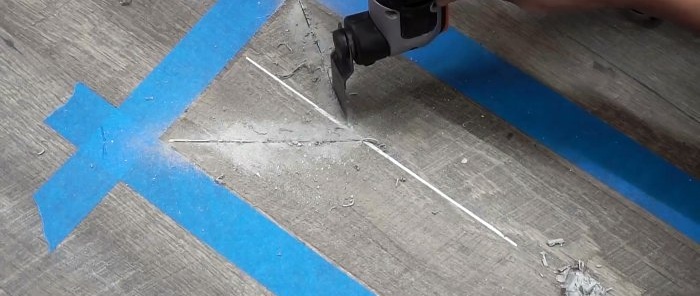 Kaip pakeisti 1 laminato plokštę nenuimant visų grindų