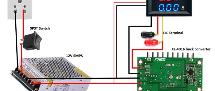 Comment fabriquer une alimentation universelle à partir de modules prêts à l'emploi et d'un boîtier fait maison