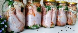 كيفية تخزين الدجاج بدون تبريد لمدة عام الحساء دون الأوتوكلاف