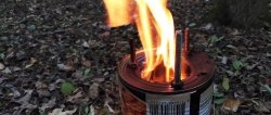 Paano gumawa ng walang usok na pyrolysis woodchip stove na may mataas na kahusayan mula sa mga lata