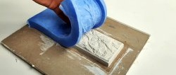 Cara membuat acuan sendiri untuk tuangan jubin dinding plaster