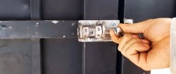 How to make a door latch with a code