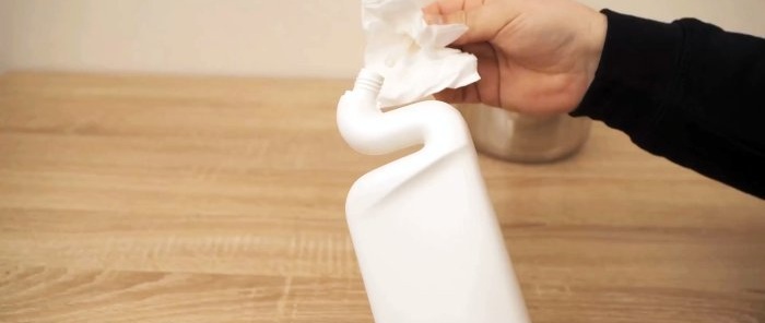 Limpiador de inodoros casero casero