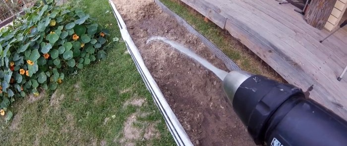 Un moyen assez peu coûteux de réaliser une allée de jardin sans béton